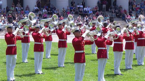 U.S. Marine Corps Band Performs At Ohio Statehouse, Honors Annie Glenn | WOSU Radio