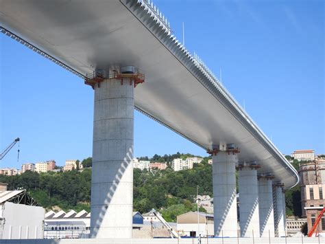 Renzo Piano redesigned this bridge in Italy, after the original collapsed