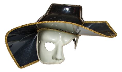 Phantom of the Opera Mask with Hat Venetian Masquerade Theater Costume Accessory 721773595530 | eBay