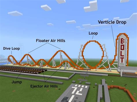 BOLT rollercoaster | Minecraft Amino