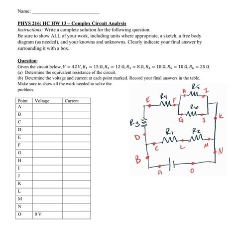 Solved PHYS 216: HC HW 13 - Complex Circuit Analysis | Chegg.com