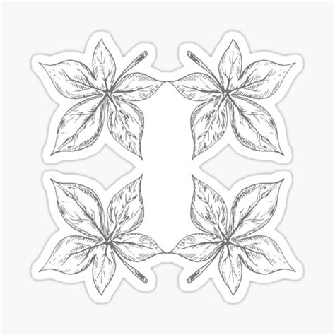 Buckeye Leaf Stickers | Redbubble