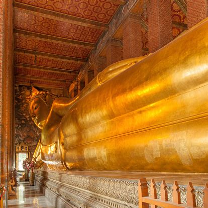 Reclining Buddha Statue In Thailand Buddha Temple Wat Pho Stock Photo - Download Image Now - iStock