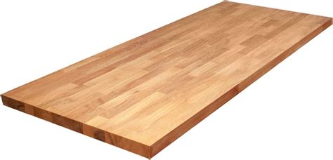 WORKTOP EXPRESS Solid Oak Wooden Kitchen Worktops - 2000mm x 620mm x 40mm 40mm Stave Wood Timber ...