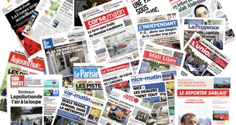 France - Les UNE de la Presse française du jeudi 19 septembre 2019 | Le Reporter sablais