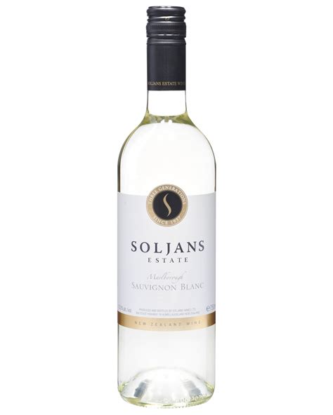 Marlborough Sauvignon Blanc 2019 | Soljans Estate Winery