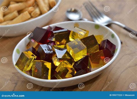 Jelly cake stock image. Image of dessert, barbarum, jelly - 99577223