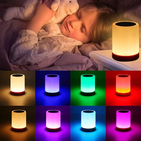 1PC Practical Portable LED Table Touch Lamp Rechargeable Night Light ...