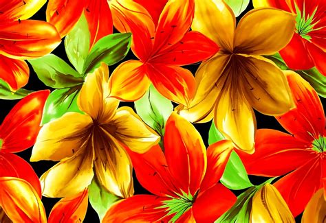 50+ Painted flowers wallpapers HD 🔥 Download Free backgrounds