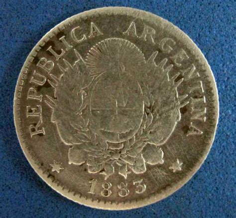 Tp Argentina Antigua Moneda De Plata 10 Centavos Año 1883.- - $ 200,00 ...