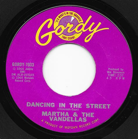 Martha And The Vandellas* - Dancing In The Street (1964, Vinyl) | Discogs