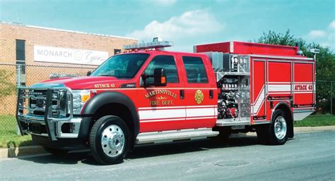 Pierce Fire Truck Ford F550 Mini-pumper to Bridgewater Fire Dist #1/Martinsville FD - FSS