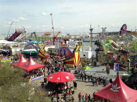 See the RodeoHouston carnival from above