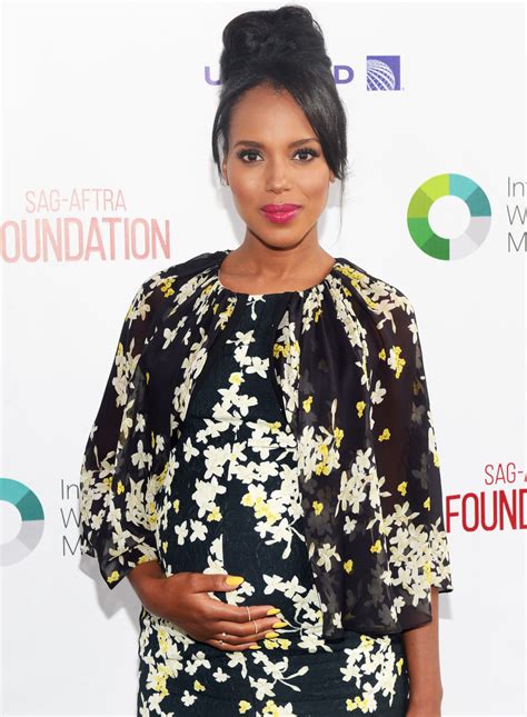 Pregnant Kerry Washington Shows Off Her Baby Bump on the Red Carpet — See the Pic! - Closer Weekly