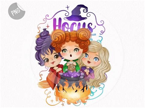 Baby Hocus Pocus halloween clipart – Kawaii Raymi