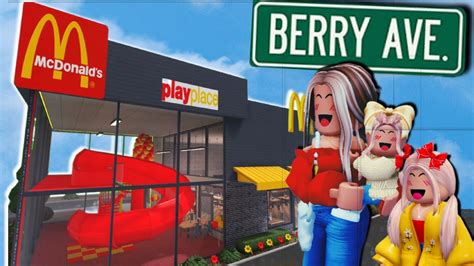 MCDONALDS BERRY AVENUE! | Roblox Family Roleplay - YouTube