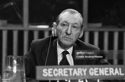 Kurt Waldheim , Secretary-General of the United Nations, circa 1977. News Photo - Getty Images