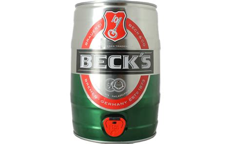 Beck's Pilsner 5L Standard Keg