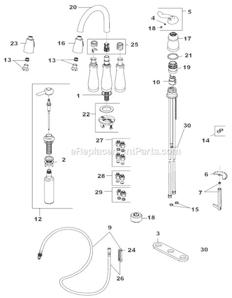 Delta Leland Kitchen Faucet Parts Diagram | Wow Blog