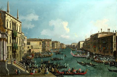 Giovanni Antonio Canal, il Canaletto - Regatta on the Canale Grande - WGA03904 - Republic of ...