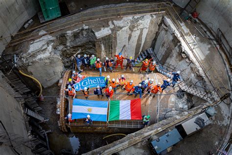 Matanza-Riachuelo River Project, TBM Valentina achieved breakthrough ...