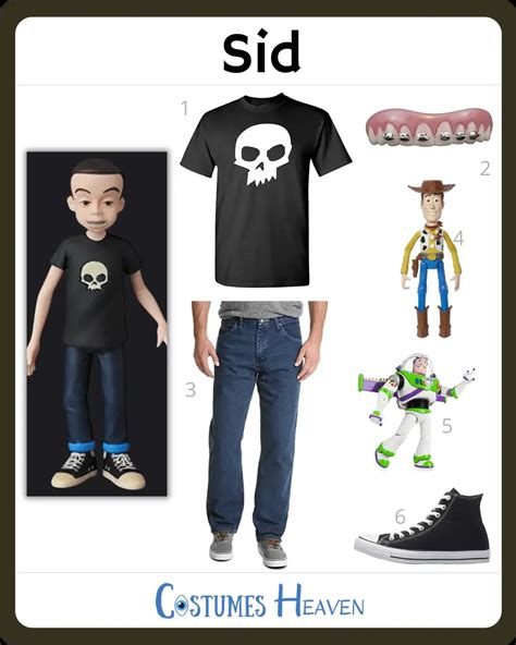 Sid (Toy Story) Costume For Cosplay & Halloween 2024