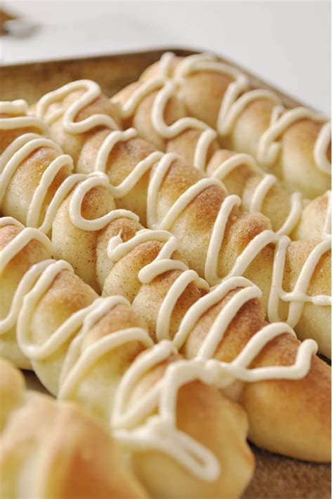 Cinnamon Sugar Breadsticks with Cream Cheese Frosting