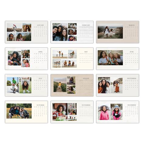 Rustic Gallery Desk Calendar | Shutterfly