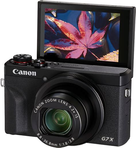 Canon PowerShot G7 X Mark III 20.1-Megapixel Digital Camera Black ...