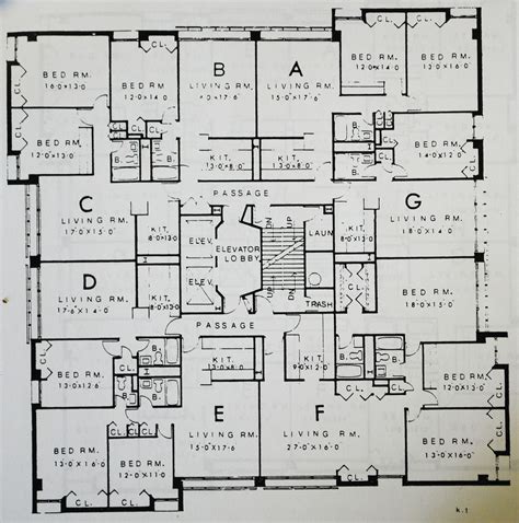 Floor Plans - 1105 Mass Ave