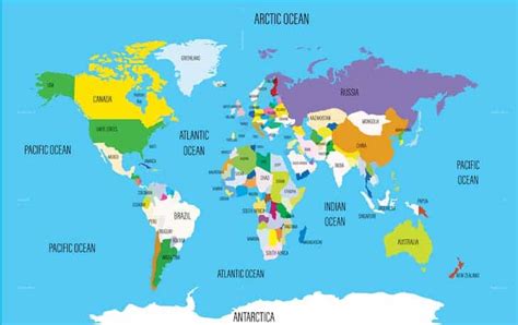 5 Oceans of the World (Indian, Atlantic, Arctic, Pacific & Antarctic) | Earth Eclipse