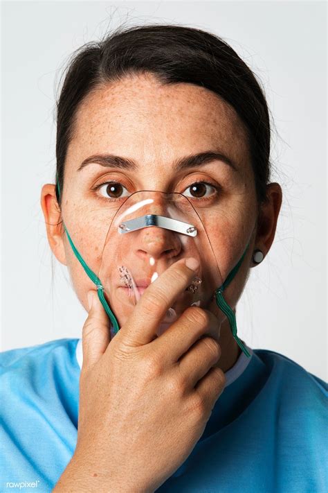 Sick female patient with an oxygen mask | premium image by rawpixel.com / McKinsey | Oxygen mask ...