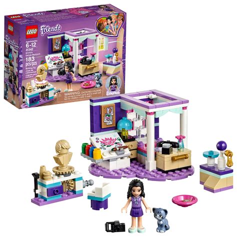 LEGO Friends Emma's Deluxe Bedroom 41342 (183 Pieces) - Walmart.com