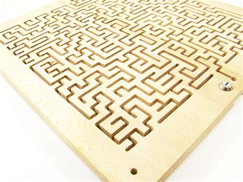 Key Maze Puzzle Escape Room props Wooden Maze Wood Labyrinth Wood Maze ...