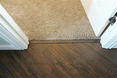 25 Laminate Flooring to Carpet Transition | Installing laminate flooring, Carpet to tile ...