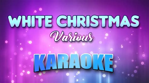 White Christmas (Karaoke & Lyrics) - YouTube