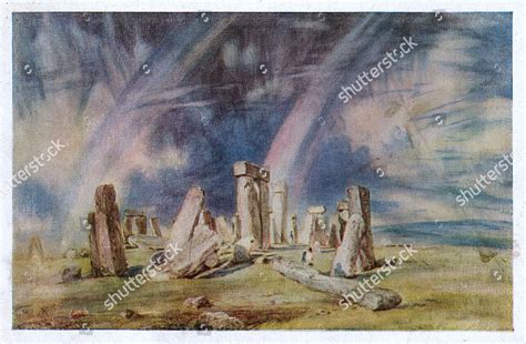 Stonehenge Wiltshire Painted by John Constable 17761837 Editorial Stock Photo - Stock Image ...