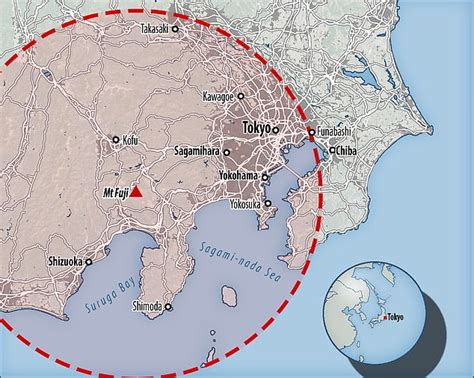 Japanese government predicts Mount Fuji eruption could smother Tokyo 17.3BILLION cubic feet of ...