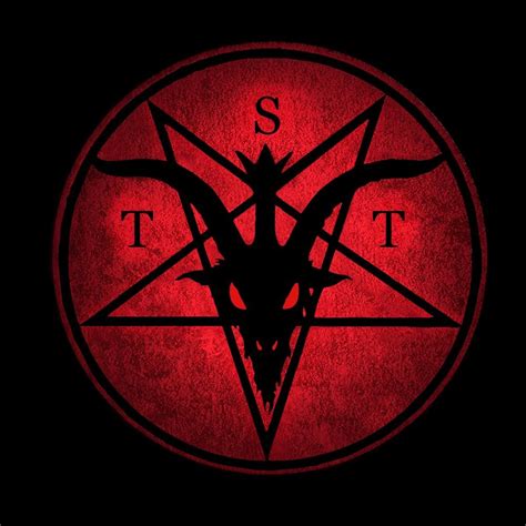 The Satanic Temple's logo, which recycles much of the features of ...