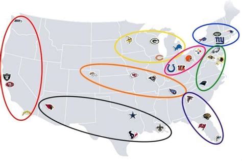 Redditor Creates Geographically-Based NFL Divisions | Bleacher Report