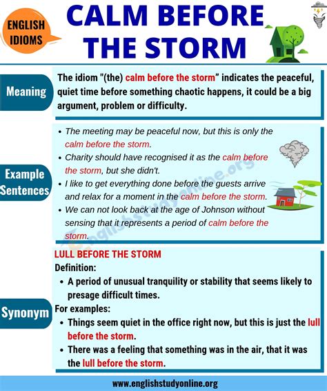 Calm Before the Storm: Definition, Origin & Useful Examples in English ...