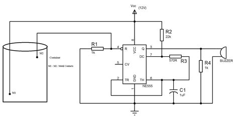 11+ Water Level Controller Circuit Using 555 | Robhosking Diagram