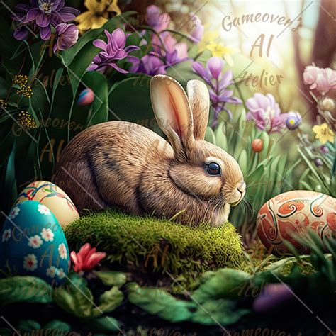 Easter bunny 3 – Luisa Fumi Digital Art – Gameover's Atelier