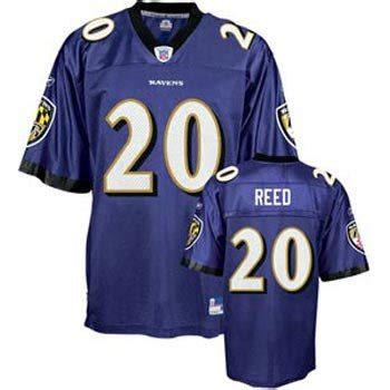 Ed Reed Baltimore Ravens Reebok Purple Replica Jersey - Size 52 - XL