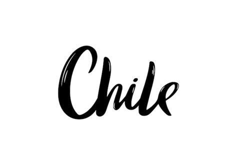 Letras chilenas. | Vector Premium