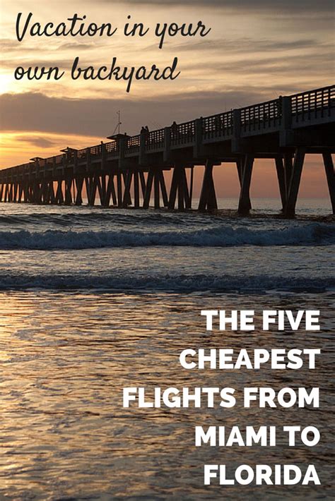 The Five Cheapest Flights from Miami to Florida - Hopper Blog | Cheap flights, Miami, Florida