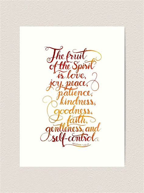 "The Fruit of the Spirit is Love" Art Print for Sale by GudsOrd | Redbubble