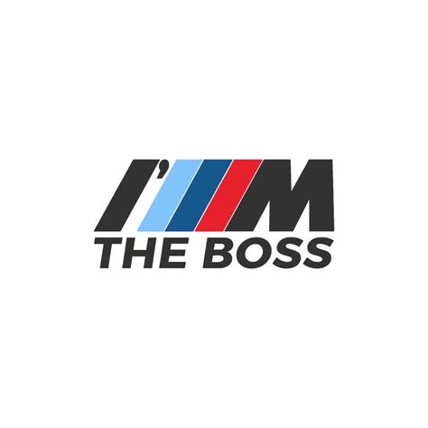 BMW I'M THE BOSS Logo Vector - (.Ai .PNG .SVG .EPS Free Download)