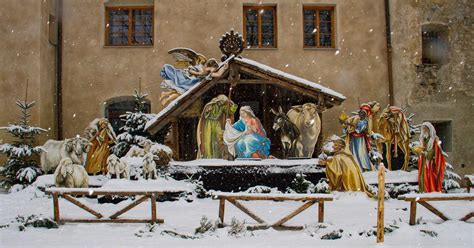 The Christmas nativity scene of baby Jesus in his manger was created only 1,000 years later