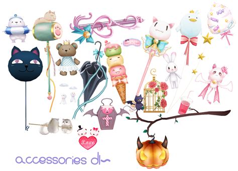 [MMD DL] cute accessories by UnluckyCandyFox on DeviantArt